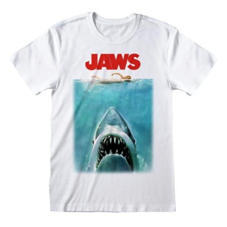 Heroes Inc. - Maglietta T-shirt Lo Squalo The Jaws Poster Taglia M